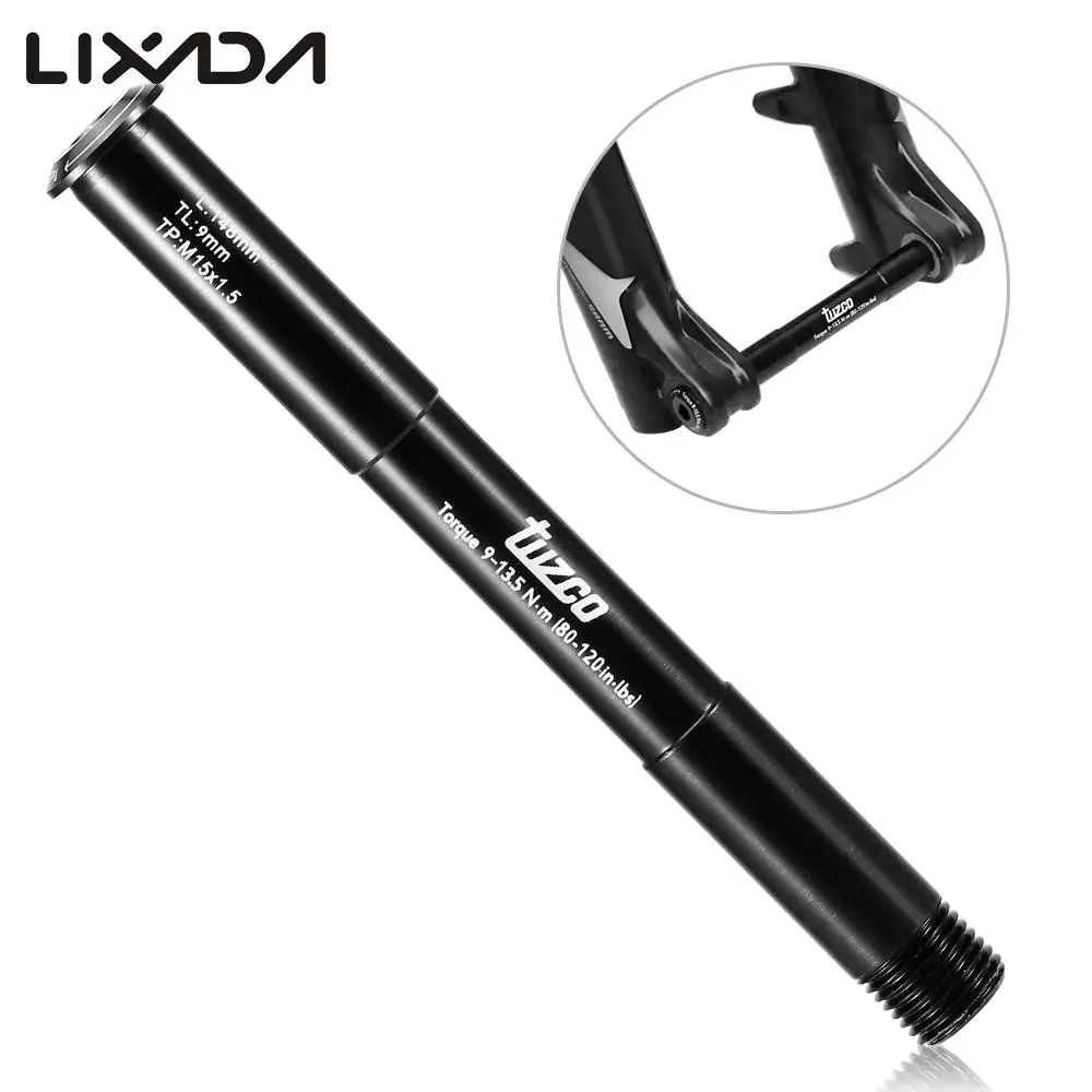 Bike Front Fork Shaft 148X15MM Bicycle Front Hub Axle Quick Rlease Lever Mountain Bike Barrel Shaft  for ROCK SHOX