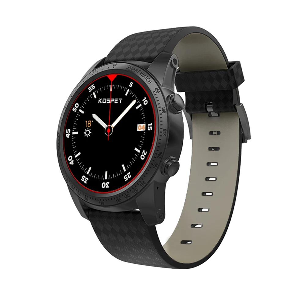 

Kospet kt99 Smart Phone Watch Business Style Fashion Men 2.0MP 2G+16G 3G SIM 1.39' AMOLED GPS Android 5.1 HR Monitor Smartwatch
