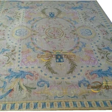 Топ Мода Tapete Подробнее о 9' X 12' ручной Узелок толстый плюшевый французский коврик «савонри» ковер сделан на заказ XY-03gc33savyg28