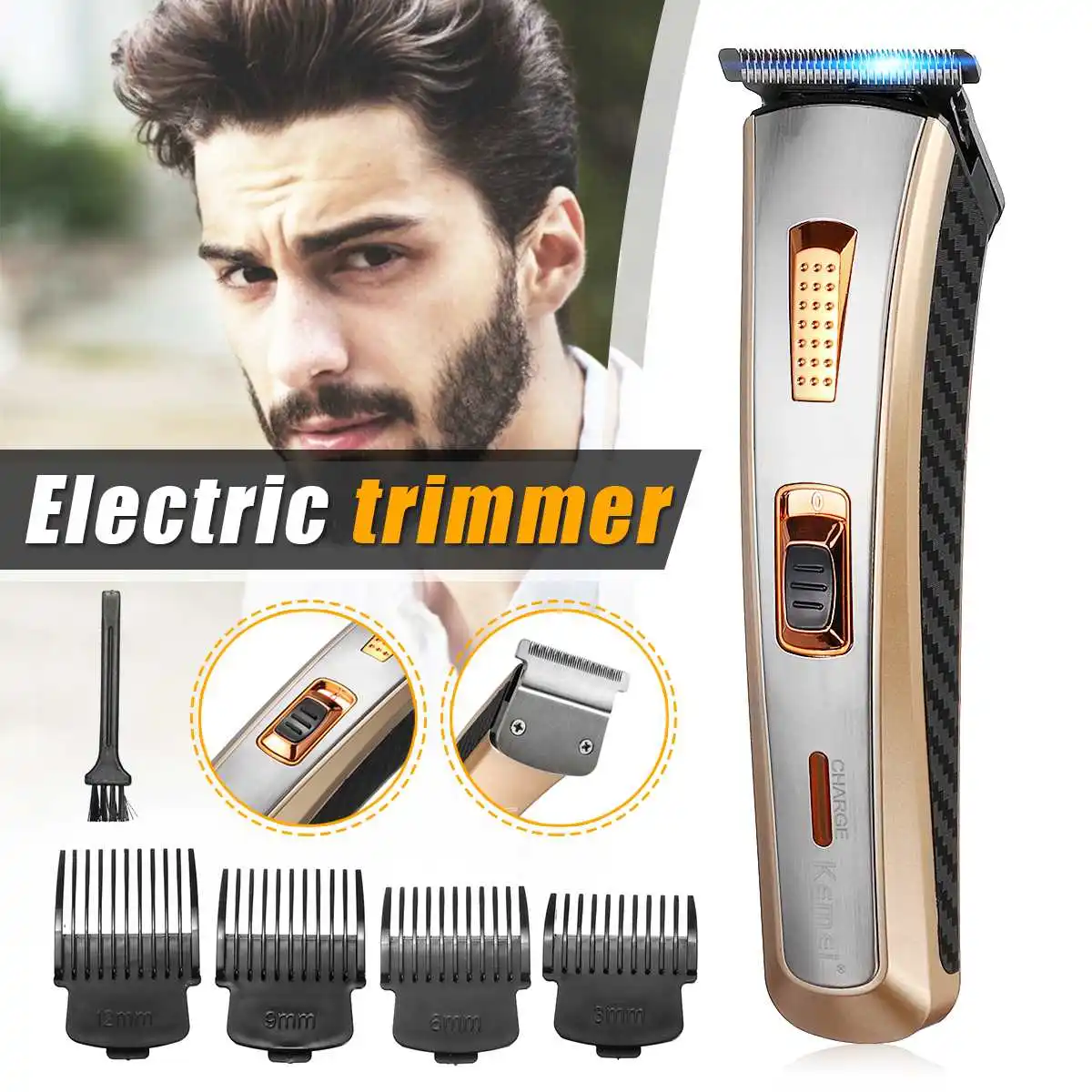 

Professional Hair Clipper Electric Mini Hair Trimmer Shaver Sets Rechargeable Multifunction Haircutting Machine for Barber Men