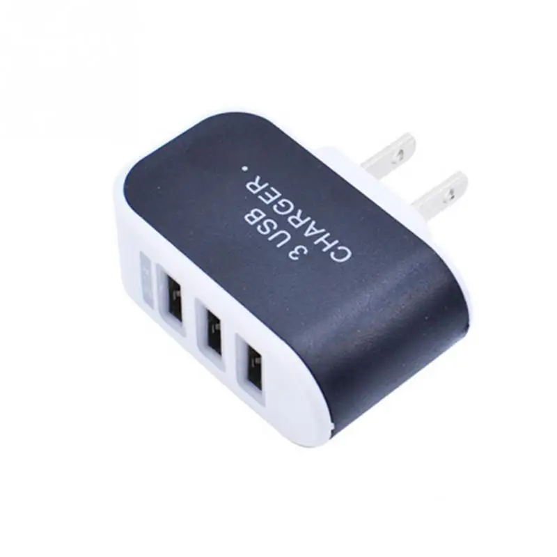 Зарядное устройство для телефона настенное зарядное многопортовое USB 3 порта