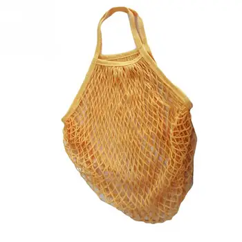 

1PC Reusable String Shopping Grocery Bag Shopper Tote Mesh Net Shopping Bag Foldable Fruit Woven High Quality Handbag Multicolor