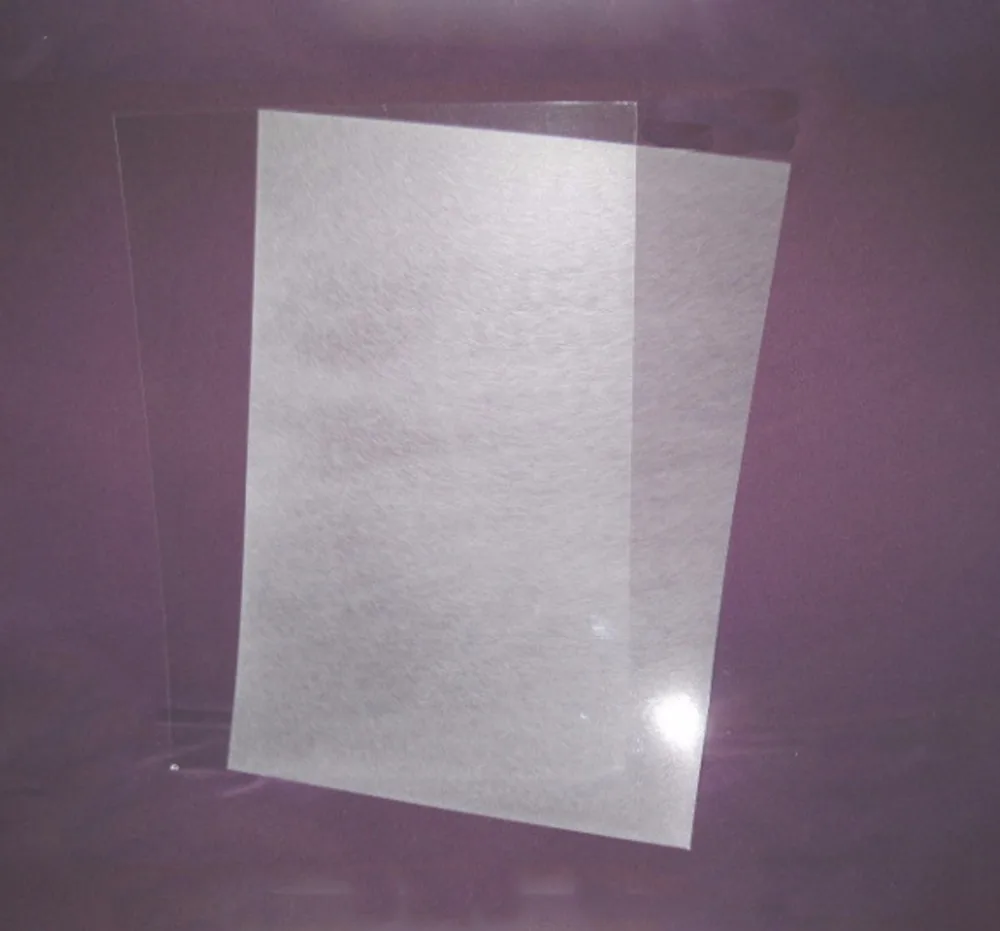 

50pcs clear shrink paper unpolished shrink films clear plastic shrink sheet