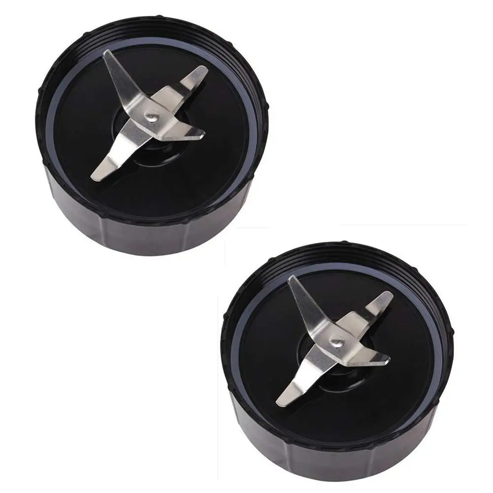Pack De 2 Cuchillas Cruzadas De Repuesto Para Licuadora Magic Bullet MB-1001 - Color Negro