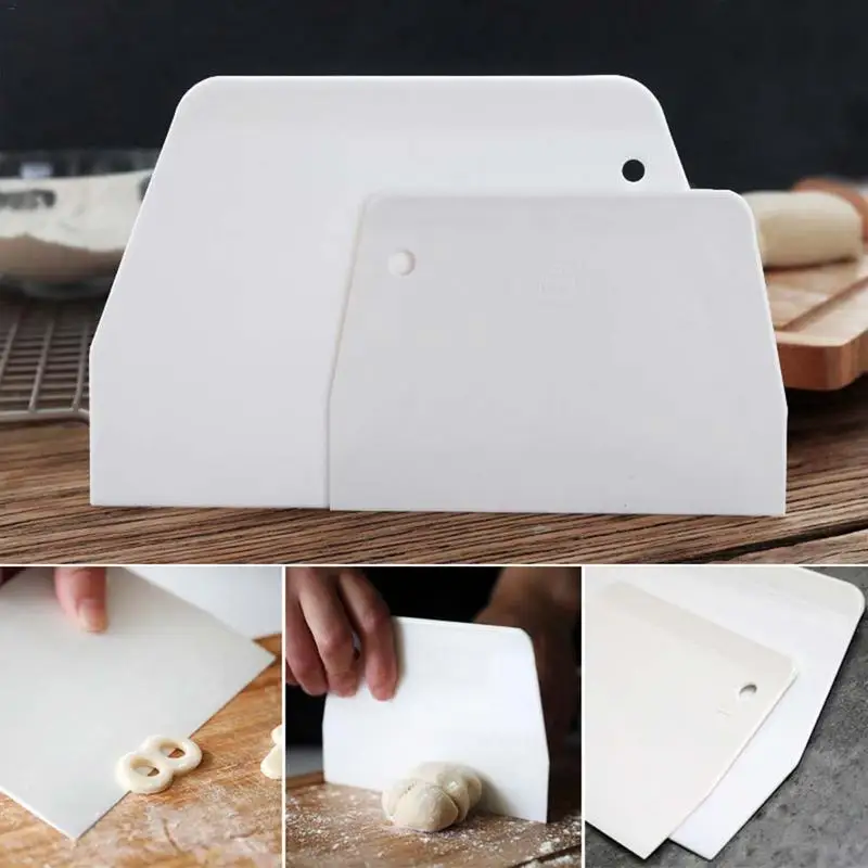 Cream Smooth Cake Spatula Baking Pastry Tools Dough Scraper Kitchen Butter Knife Dough Cutter