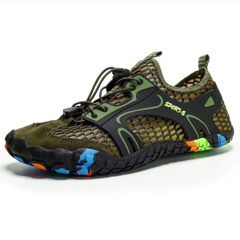 

Beach Barefoot Water Shoes Women Men Outdoor Sport Aqua Shoes Unisex Hiking Non Slip Five Toe Sneakers Quick Drying Wading Shoes