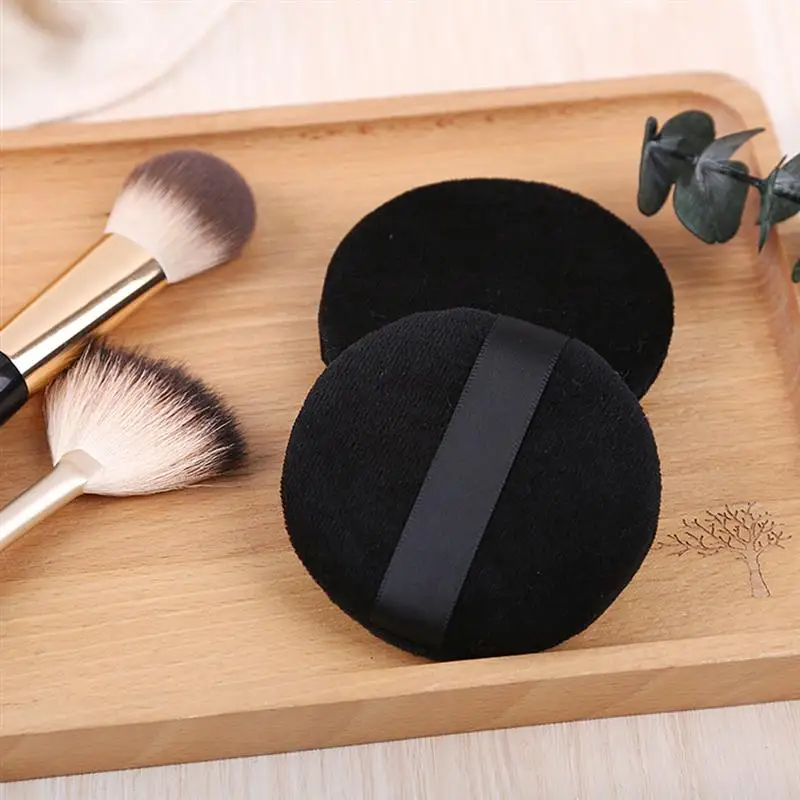 

RUIMIO 5Pcs Non-Latex Powder Puff Round Bouncy Makeup Foundation Smooth Beauty Cosmetic Air Cushion Tool For Women Girls