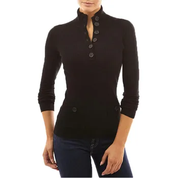 

Women Autumn Winter Warm Knitted Jumper Sweater Ladies Long Sleeve Casual Loose Sweaters With Pocket Outwear New 2018 Knitwears
