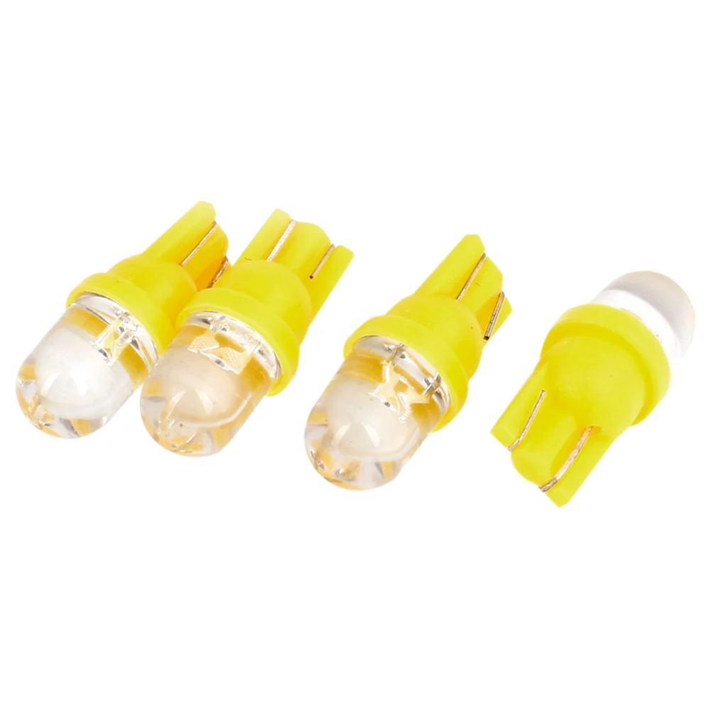 4pcs yellow LED light T10 W5W 194 168 side marker bulb for vehicle Side