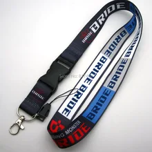 1 шт. новая гоночная машина jdm ремешок с надписью Bride для ключей шейный ремень веревка металлическое кресло брелок