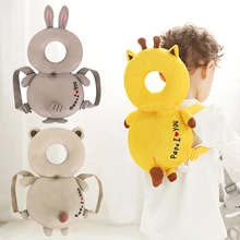 От 6 до 12 месяцев детская голова защитная подушка мультфильм Регулируемая ходьба подголовник голова плечо Защитная Подушка противоаварийная панель подушка