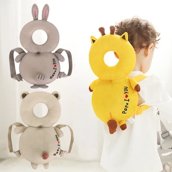 

6-12Month Baby Head Protector Pillow Cartoon Adjustable Walking Headrest Head Shoulder Protective Pillow Anti Crash Pad Cushion