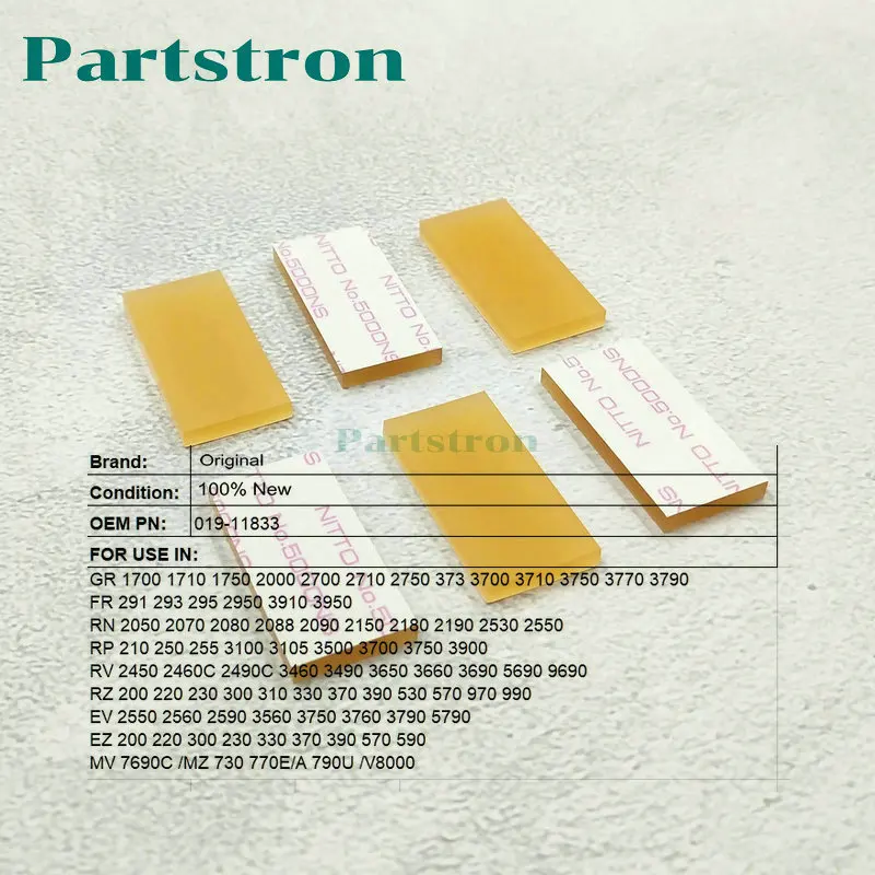 6 шт. OEM прокладка для зачистки Seperator Pad Лист 019 11833 подходит Riso RZ 200 220 230 300 310 330 370 390 530