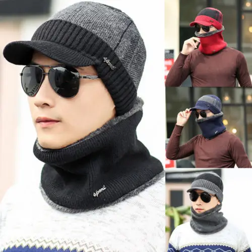 

Fashion Unisex Men Women Knitted Beanie Hat Outdoor Winter Soft Warm Cap Scarf arty Hats