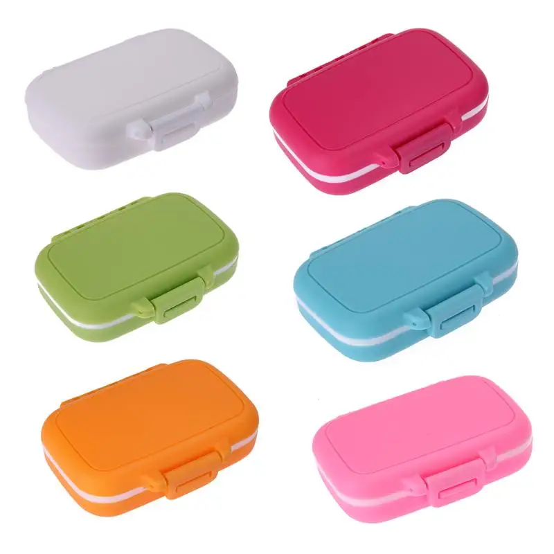 

3 Grids Storage Box Case Convenient Compartments Small Unit Jewelry Supplier Pills Medicine Box Storage Holder Organizer