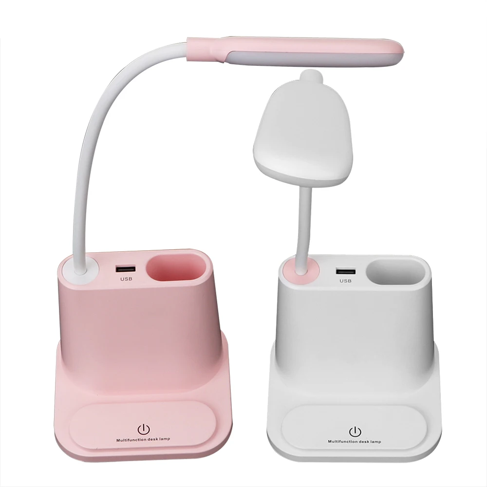 

Newest Led Desk Light Student Reading Light Usb Rechargeable Table Lamp Adjustable Multi-Function Night Light Indoor Lighting