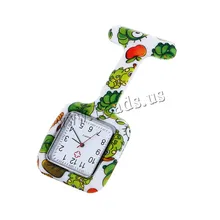 Горячая Распродажа модные силиконовые часы Медсестры Брошь Туника Брелок часы с бесплатной батареей доктор медицинский дропшиппинг Relogio Feminino Saat