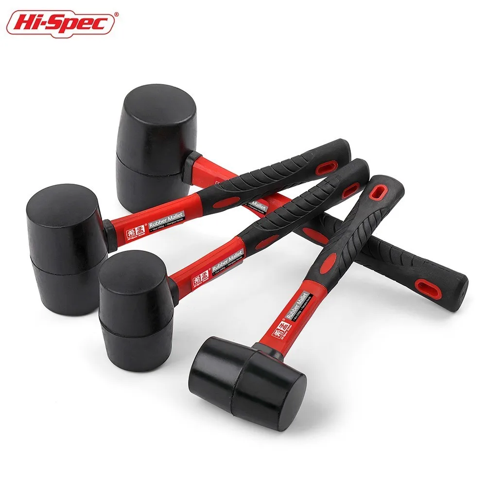 Дешевый Привет Spec Heavy Duty молоток резиновый молоток 8 12 16 24 унций профессиональная напольная Керамика плитка Установка Стекловолоконный Молот ручной...