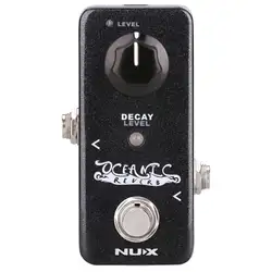 NUX океанический цифровой реверберации гитары педаль эффектов влажной/сухой управление мини Core Stompbox