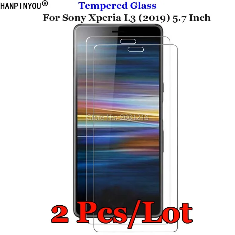 

2 Pcs/Lot For Sony Xperia L 3 Tempered Glass 9H 2.5D Premium Screen Protector Film For Sony Xperia L3 (2019) 5.7