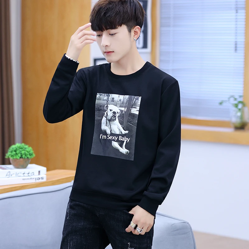 2019 Spring New Man Long Sleeve T shirt Teenagers summer top Free shipping 2019 Spring New Man Long Sleeve T shirt Teenagers summer top Free shipping