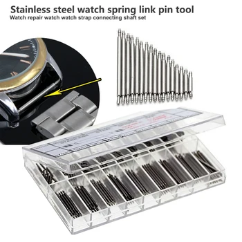 

Stainless Steel Watch Spring Connecting Rod Pin Tool Repair Strap Durable Bracelet Strap 8-25mm Repair Kit 8pcs/10pcs/12pcs