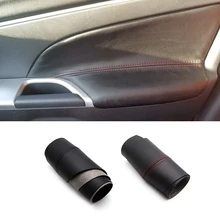 For Mitsubishi ASX 2013 2014 2015 2016 4PCS font b Interior b font Microfiber Leather Door