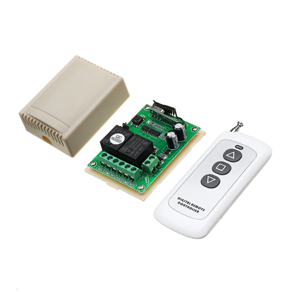 

12V 315MHz Motor Forward Reverse Controller Wireless Remote Control Switch With 3 Button Transmitter