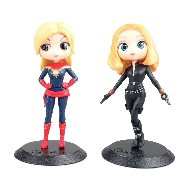 Фигурка капитана Marvel MS. MARVEL Carol Danvers The Black Widow Olivia экшн-фигурка игрушки широкая