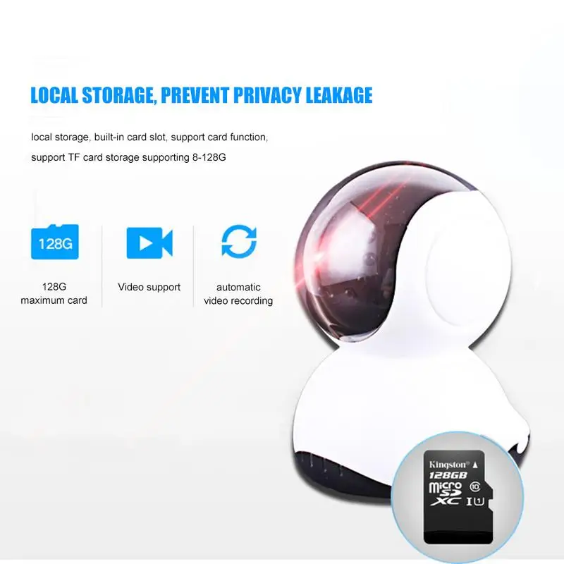 

Intelligent Mini WiFi Camera Webcam Million HD Infrared Night Vision IP Camera Baby Monitor Home Security Night Vision Camera