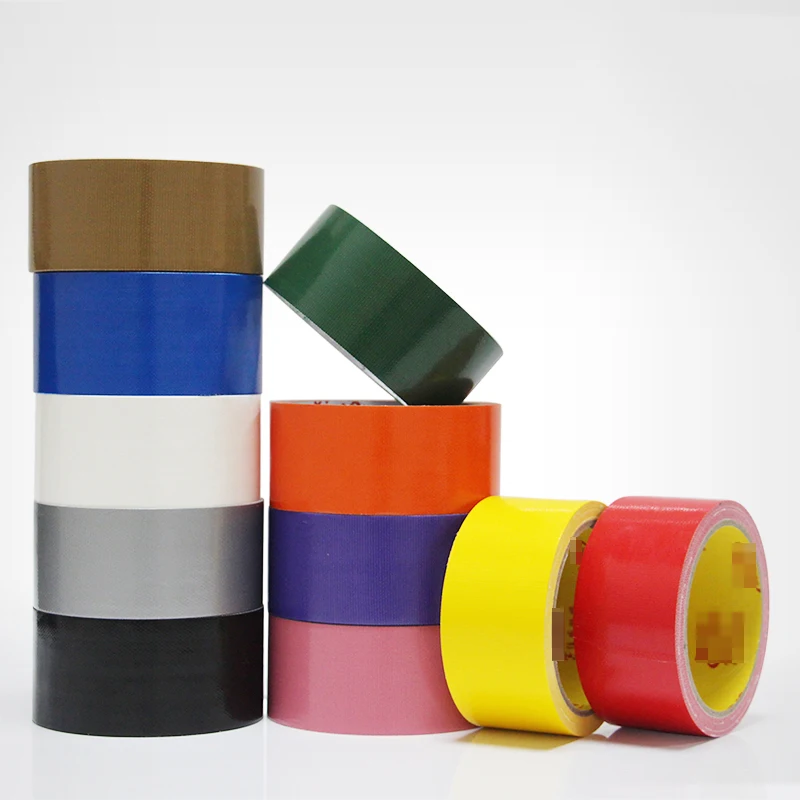 Cloth Tape Color strong Floor Bonding Kraft Sealing 10 Colors High Quality Multifunction 48MM*10M | Канцтовары для офиса и