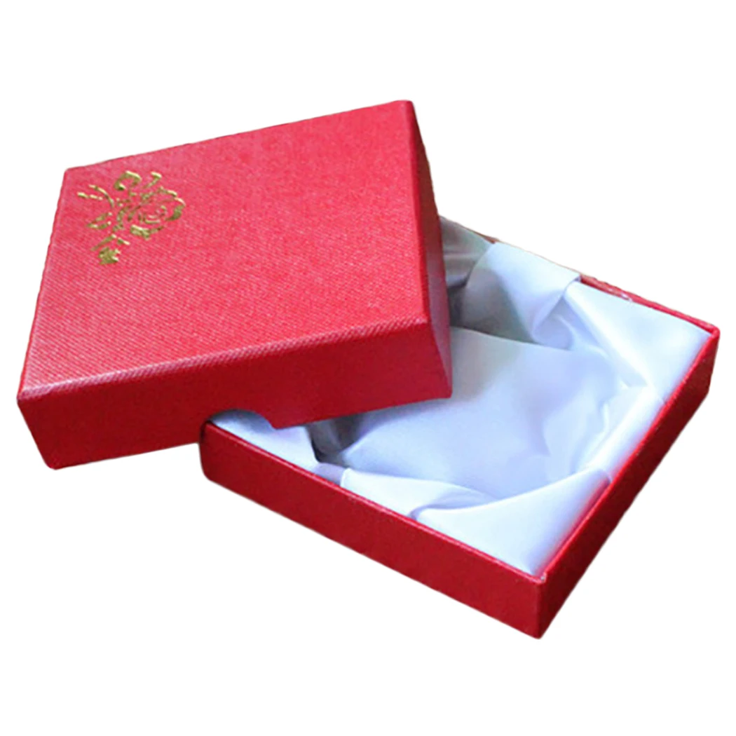 

4PCS Environmental Protection Gift Box Bracelet Box Creative Paper Small Bracelet Case Jewelry Storage Box Party Gift For Guests