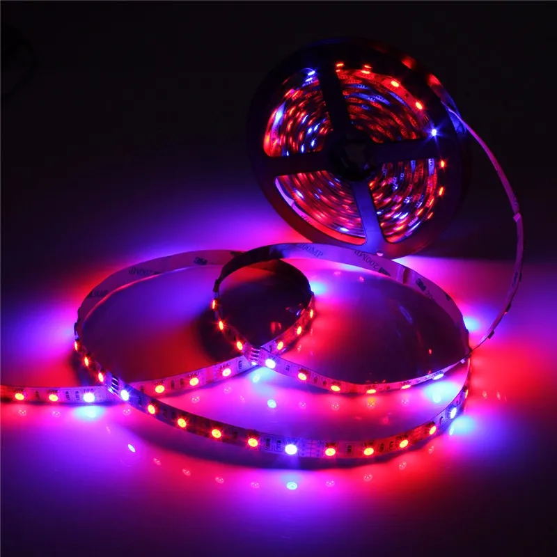 

5050 LED Strip Flexible Tape Grow Plant Light 4 Red 1 Blue Aquarium Greenhouse Hydroponic Growing Lamp 60led//m 1M 2M 4M 5M