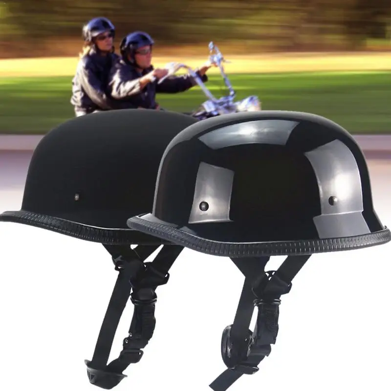 

Motorcycle Half Helmet German Style Retro Personality Summer Open Face Cruiser Scooter Chopper Helmet for Men Women