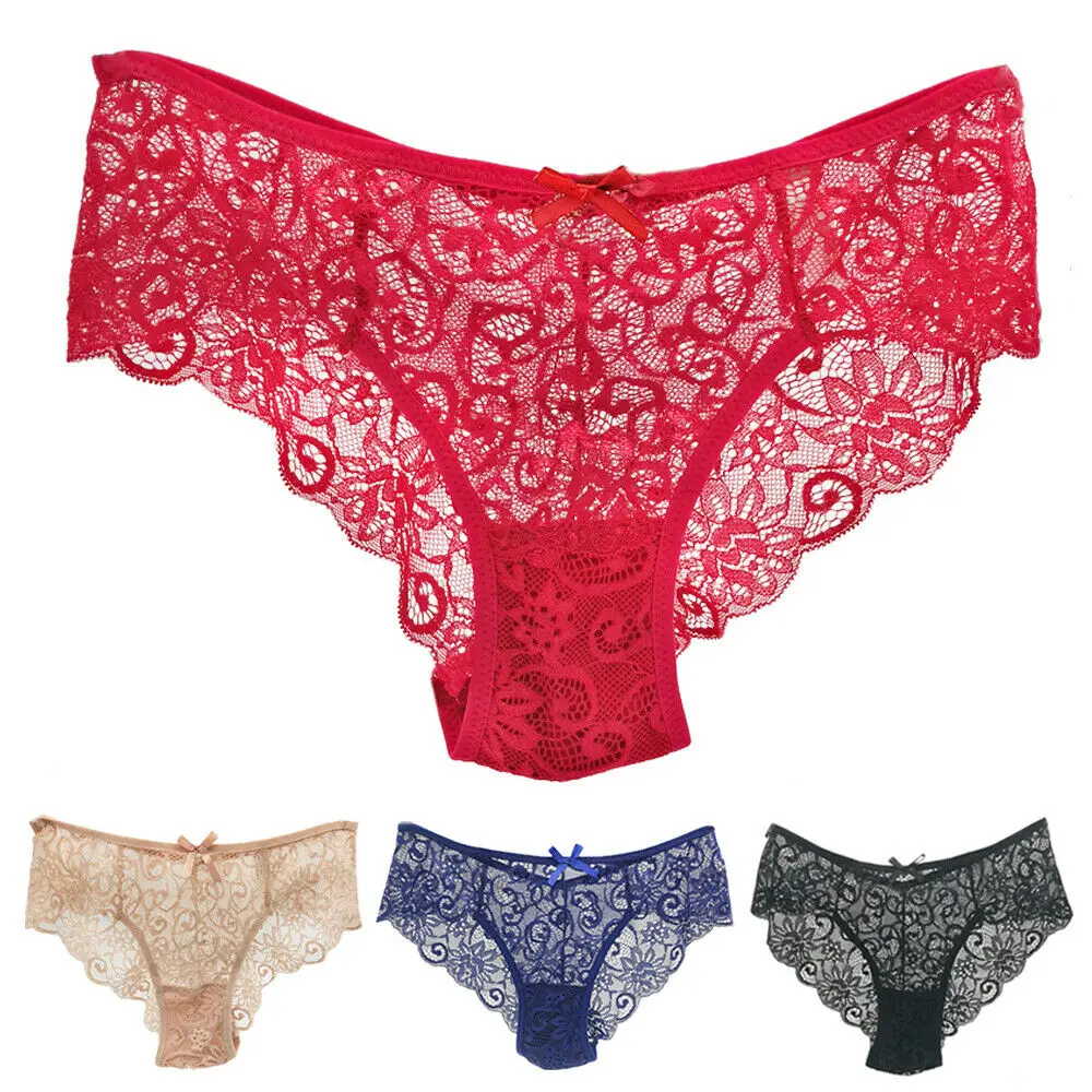 

Hirigin 2019 New Women's Lace Underwear Briefs Lingerie S M L XL