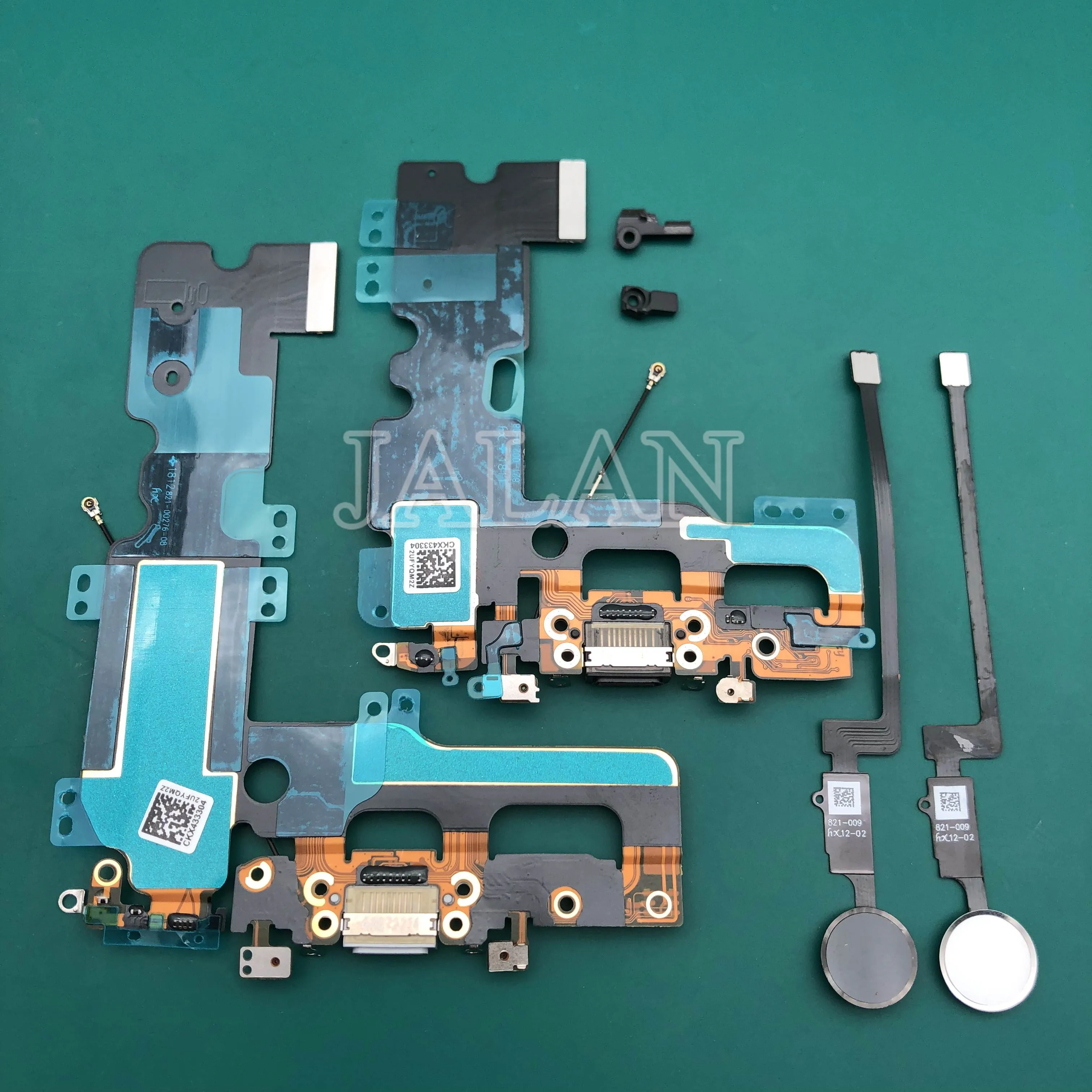 

For iphone 7 plus USB Charging Port with home button Dock Connector Flex Cable damaged charge port return key repair no touch ID