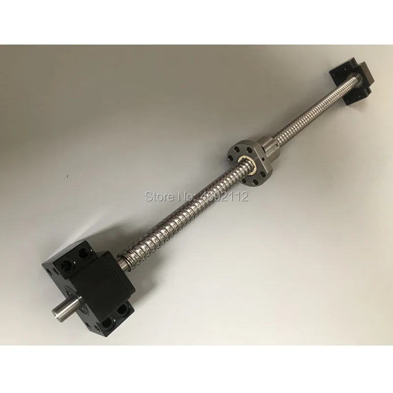 

SFU1604 Ballscrew L=650 700 750 800 850 900 950 1000 mm Rolled Ball screw with single Ballnut +1set BK/BF12 end support