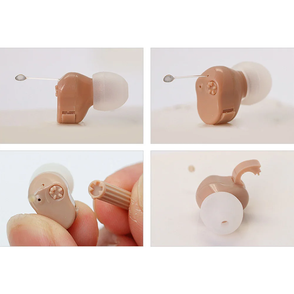 Hearing Aid Mini Size Inner Ear Invisible Hearing Aid Adjustable Wireless Hearing Aids Ear Best Sound Amplifie