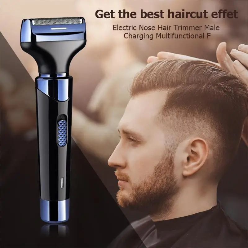 

SPORTSMAN 4 in 1 Men Electric Nose Removal Trimmer Razor USB Charging Face Care Eyebrow Shaving Clipper