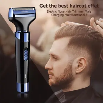 

SPORTSMAN 4 in 1 Men Electric Nose Removal Trimmer Razor USB Charging Face Care Eyebrow Shaving Clipper