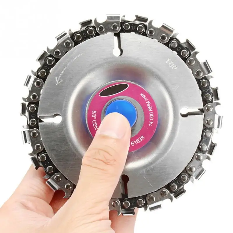 

4 Inch Grinder Disc and Chain 22 Tooth Fine Cut Chain For 100/115 Angle Grinder