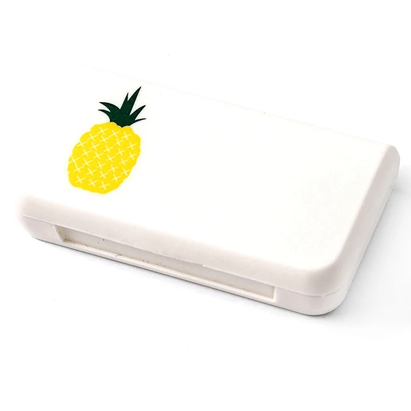 

Portable Pill Box Three Compartments Small Pill Bag Mini Pill Box Travel Drug Dispensing Box