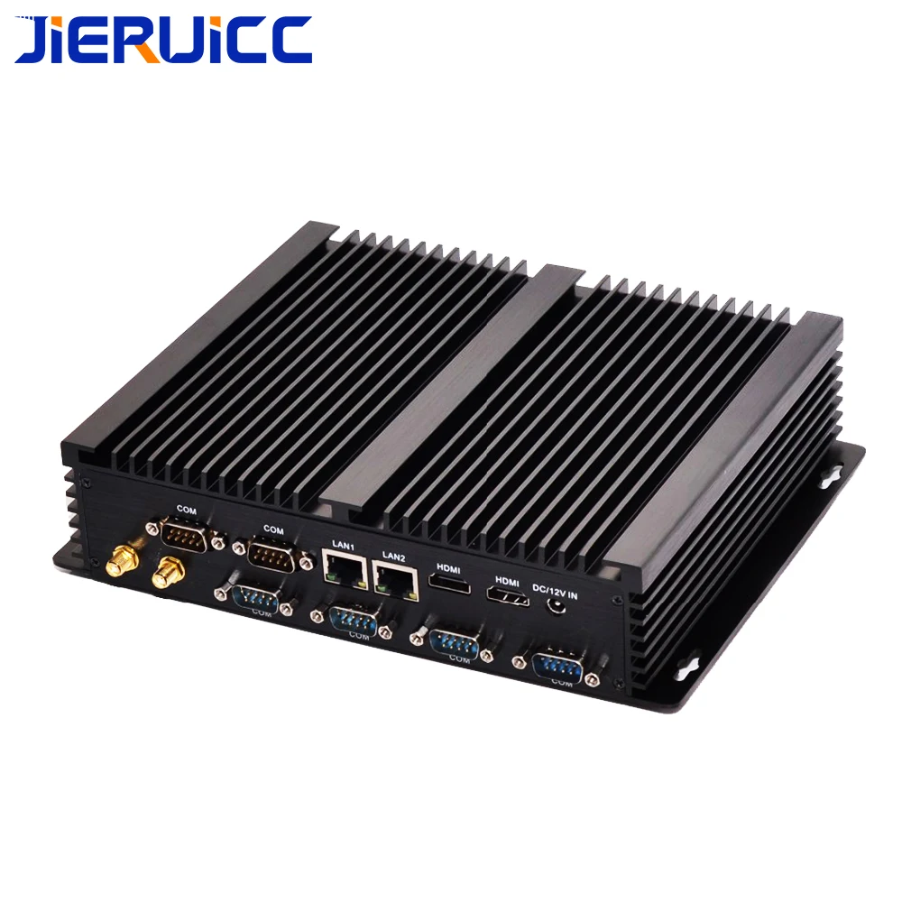 

Fanless Industrial PC Intel Core i5 4200u DDR3L 4GB/SSD:256GB/WIFI Mini PC with RS232 6COM DUAL LAN Port 2 HD display GT4000