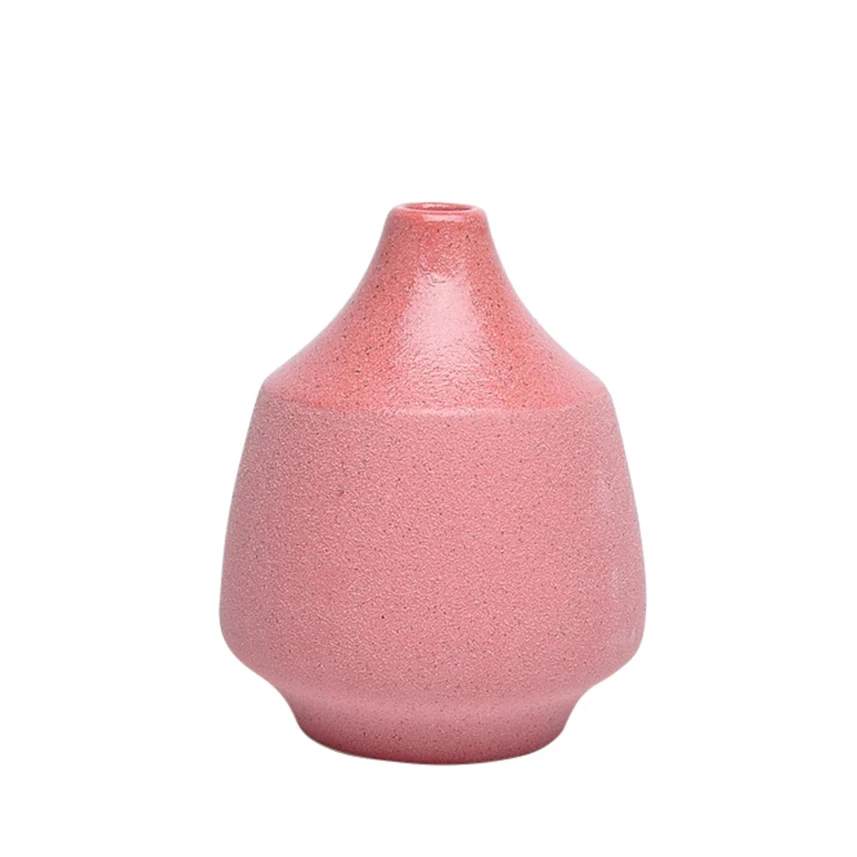 Stylish Decorative Ceramic Vase, PinkVases AliExpress