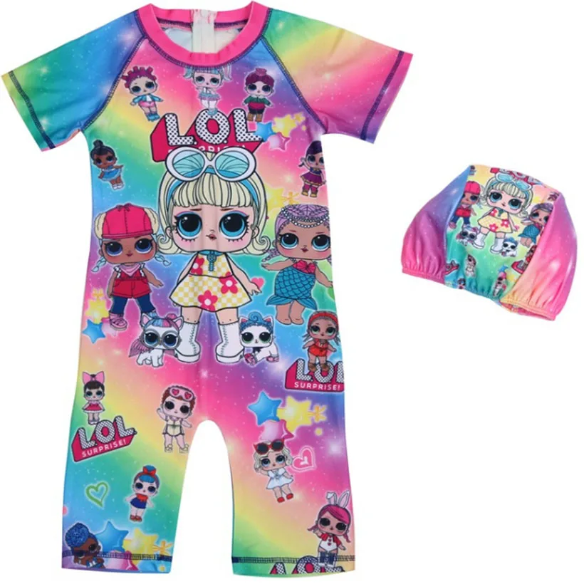 

Girls Swimsuits One Piece Surf Swimwear 0387