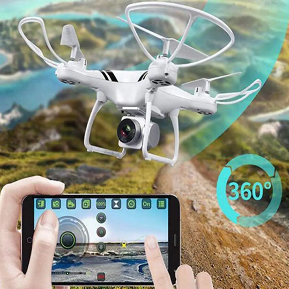Лучшие предложения WiFi FPV широкоугольная камера селфи 3D Flips Quadcopter HD регулируемая