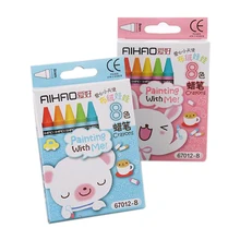 Креативные Мультяшные нетоксичные карандаши масляные краски, кисть детские Студенческие пастельные карандаши для рисования(случайный цвет упаковки