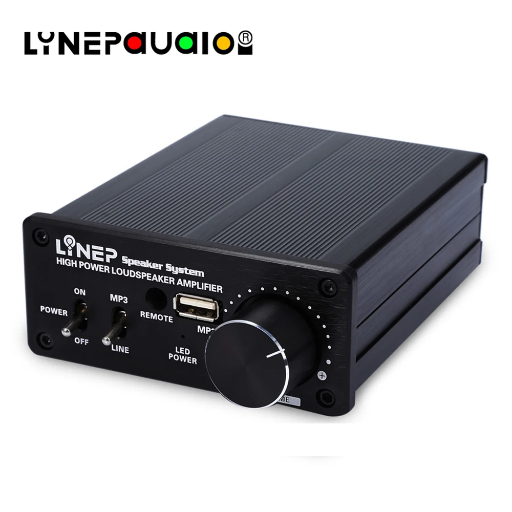 

100w+100 Digital Power Amplifier MP3 + Line Input TDA7498E Chip Manual Switching Input With MP3 Remote Control Playback