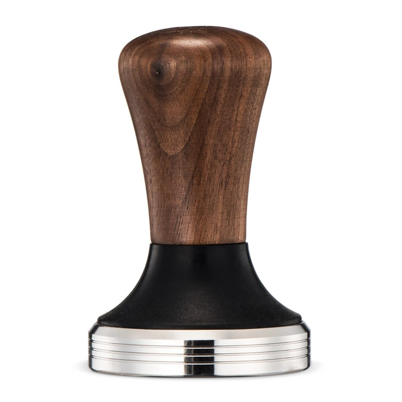 

56Mm Coffee Tamper 304 Stainless Steel Coffee Powder Hammer Handle Bean Tampers Flat Tamper Mat Coffeeware