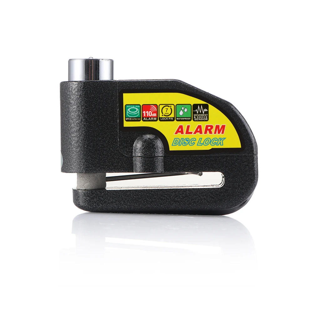 

100DB Motorcycle Alarm Safety Lock Motorbike Anti-theft Alarm Wheel Disc Brake Security Siren Lock for Harley YAMAHA
